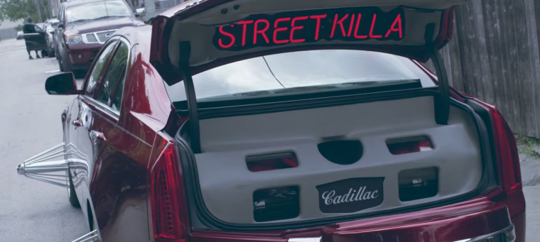 Rapper Young Dolph used a Cadillac ATS with Texas Wire Wheels for his "Down South Hustlers" music video