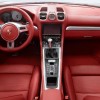 The 2016 Porsche Boxster features a 3-spoke steering wheel in leather with full-color Porsche crest