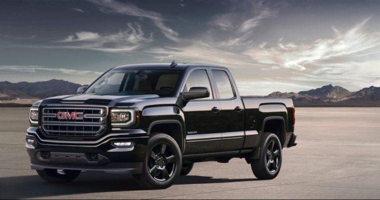 The 2016 GMC Sierra 1500 features an optional Elevation Edition package