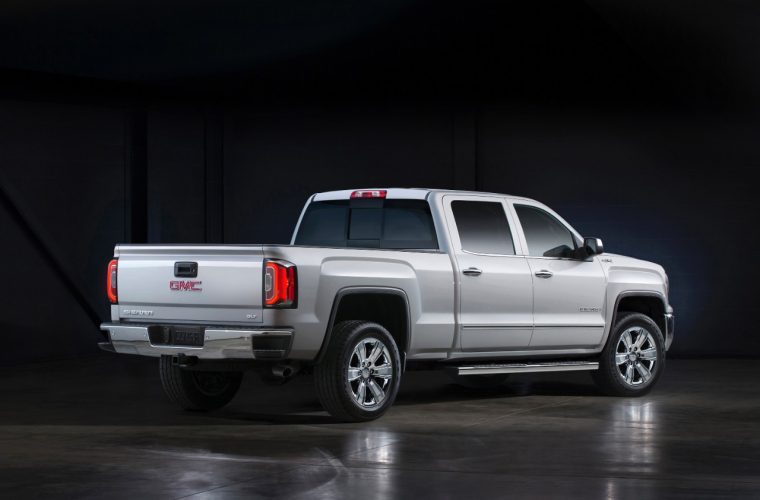 The 2016 GMC Sierra SLT is good for 355 horsepower and 383 lb-ft of torque