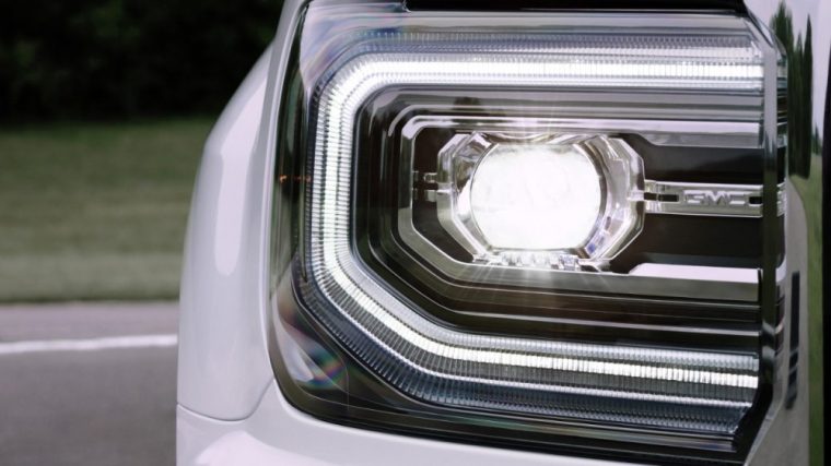 The 2016 GMC Sierra 1500 features LED headlights