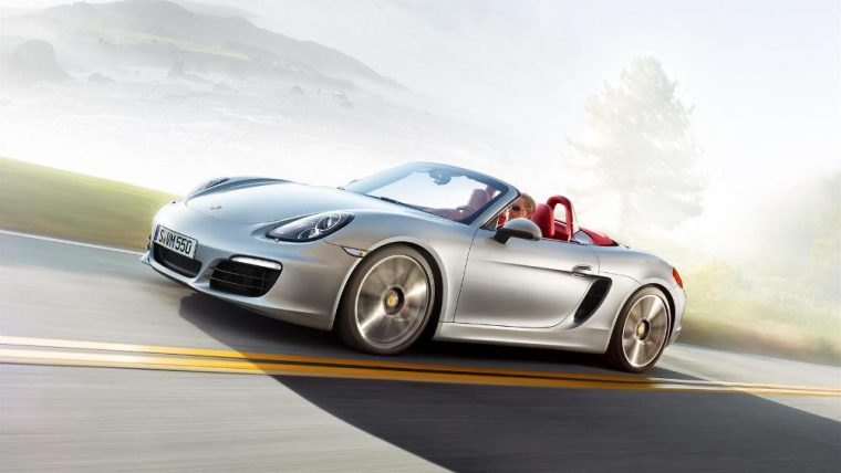 The 2016 Porsche Boxster S features a 3.4-liter flat-six engine.