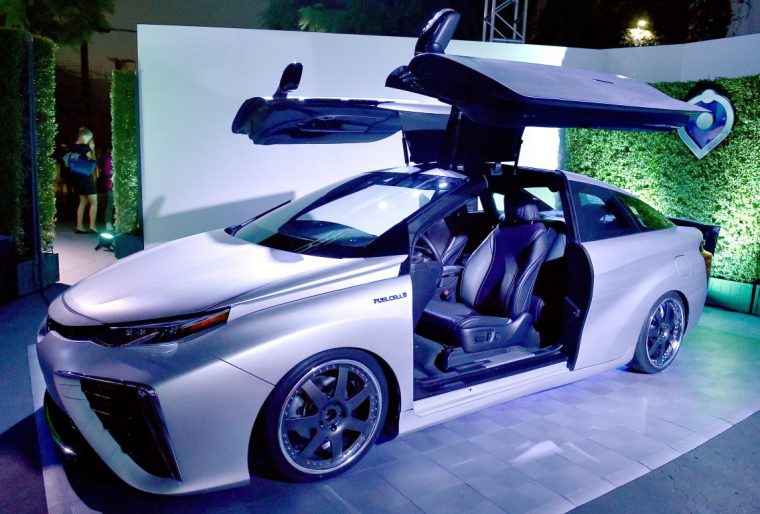 toyota mirai back to the future time machine concept delorean