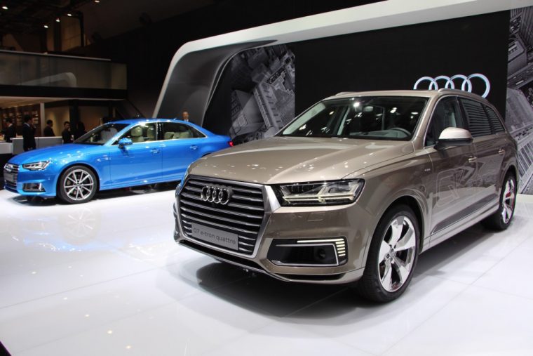 2017 Audi A4 and Audi Q7 e-tron Quattro  in Tokyo