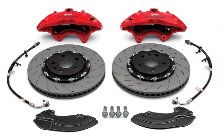 Brembo performance front brake package (six-piston calipers)