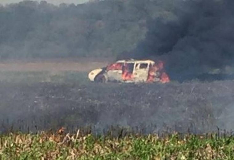 Clay County Van fire 2