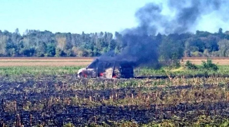 Clay County Van fire