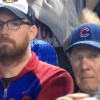 Sad Chicago Cubs fans at Wrigley Field as New York Mets sweep Cubs in NLCS