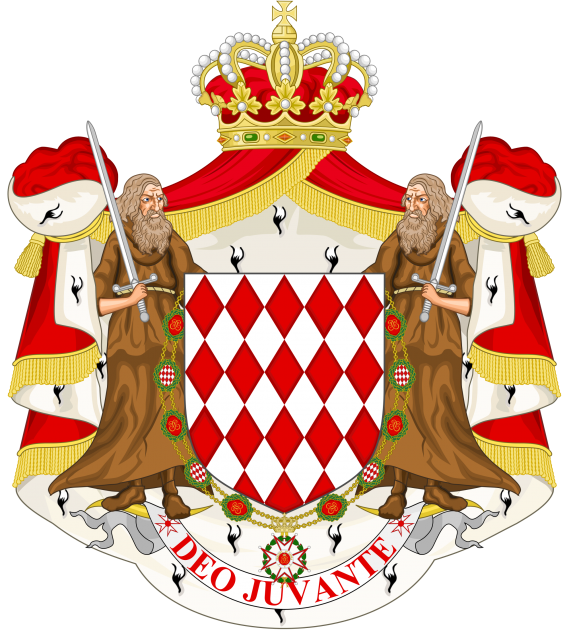 Great_coat_of_arms_of_the_house_of_Grimaldi of Monaco Monte Carlo