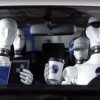 Hyundai Tucson Commercial Safety Town dummy family