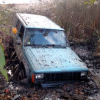 Jeep Cherokee Stuck in Mud