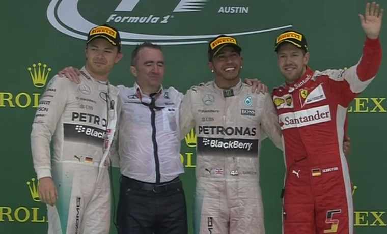 Podium photo