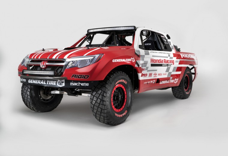 Honda Ridgeline Baja Race Truck at SEMA 2015