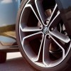 The 2016 Buick Cascada comes standard with 20-inch diamond graphic twin-spoke bi-color finish wheels