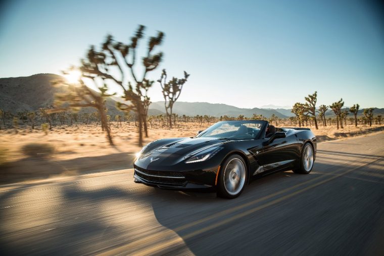 This 2016 Chevy Corvette Stingray is also available as a coupe or convertible