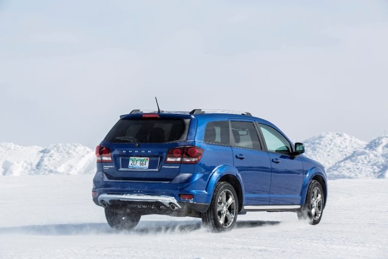 2016 Dodge Journey Snow Rear View