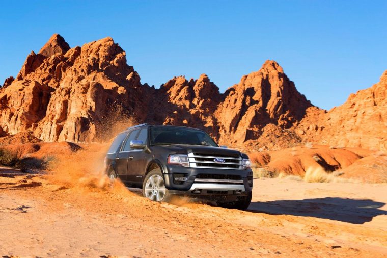 The 2016 Ford Expedition features a 3.5-liter EcoBoost® V6