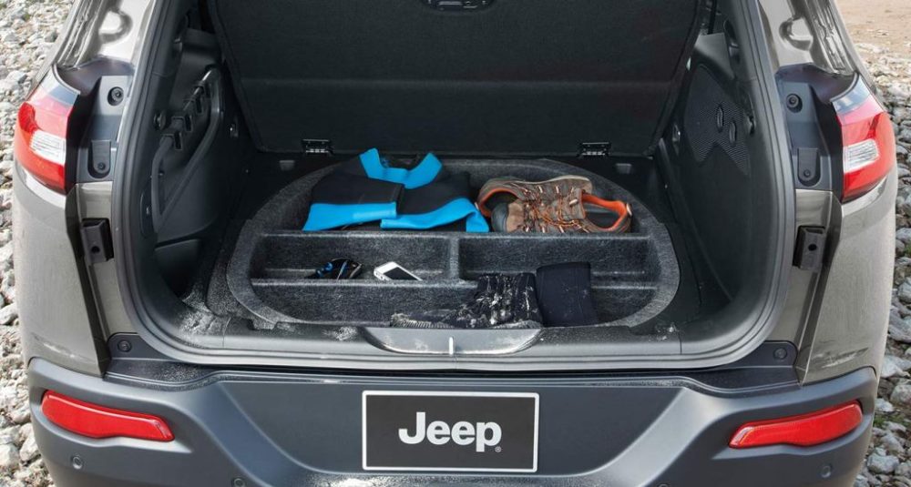 2016 Jeep Cherokee Hidden Trunk Storage