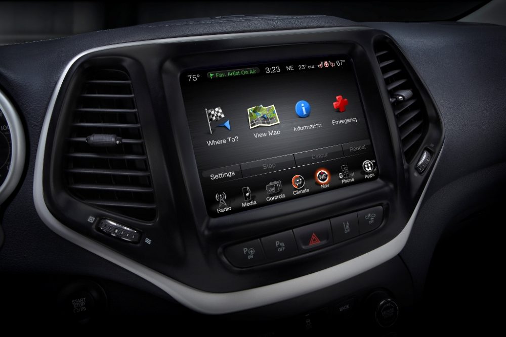 2016 Jeep Cherokee Touchscreen