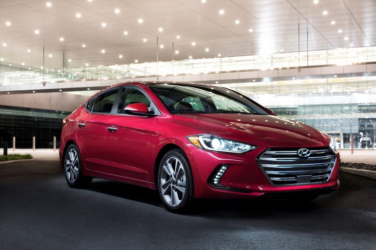 2017 Hyundai Elantra Sedan at the 2015 Los Angeles Auto Show