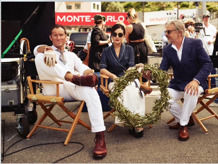 Jude Law, Zhao Wei and Giancarlo Giannini in Monaco, behind the scenes on the set of The Gentleman’s Wager II, a short film from Johnnie Walker Blue Label, scheduled for launch 31st October. The trailer is available to view online now at: www.youtube.com/johnniewalker