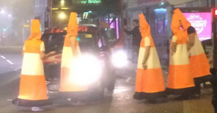 Human Traffic Cones