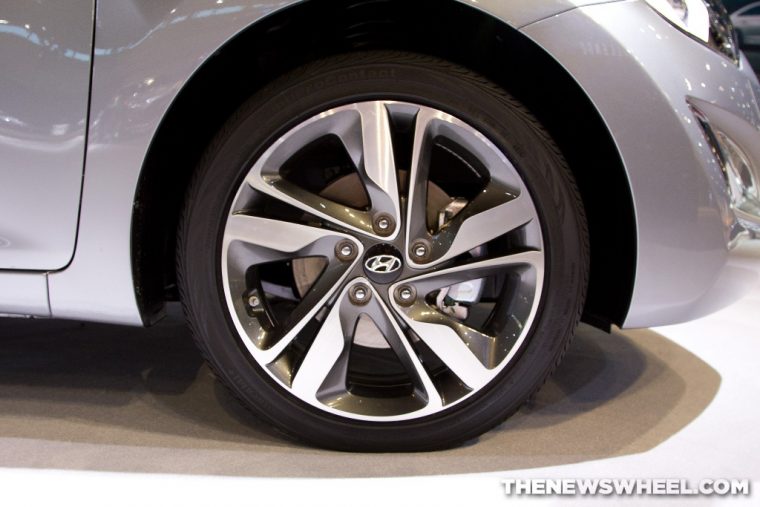 Hyundai wheel tire self-driving car