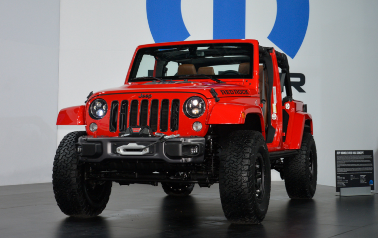 Jeep Wrangler Red Rock Concept Front End