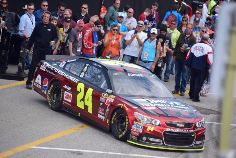 Jeff Gordon won his first race of the season this past Sunday at Martisville