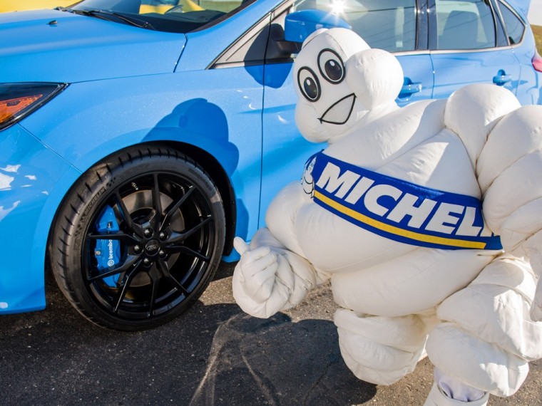 Michelin Man and Ford Focus RS