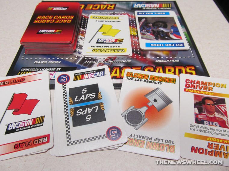 Official NASCAR Darrell Waltrip Presents Race Cards Stock Car Racing Card Game review gameplay