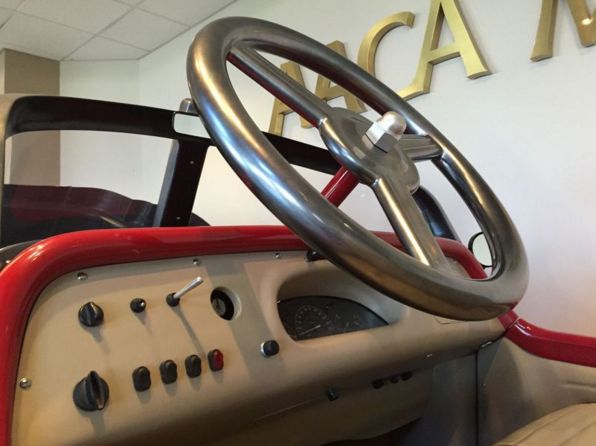 Pedal Car Replica Steering Wheel