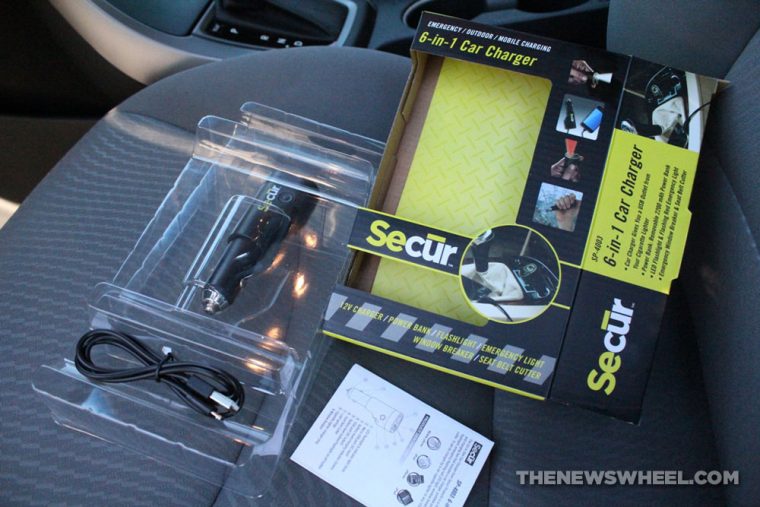 SECUR 6-in-1 Car Charger Accessory Review unboxing