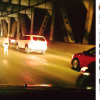 Topless Woman on Bay Bridge