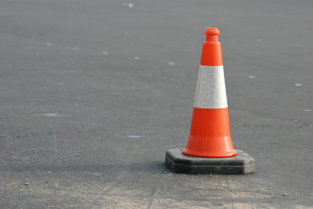 road construction cones