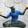 Spirit of Detroit Statue with Ford Volunteer Corps t-shirt