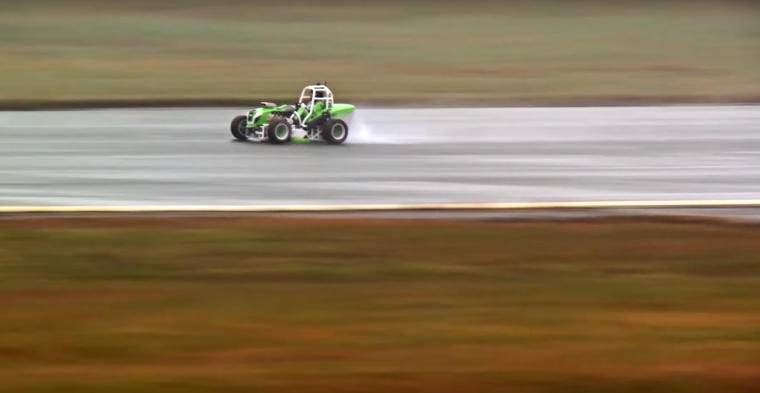 Viking Lawnmower with Corvette Engine Hits 133 MPH 