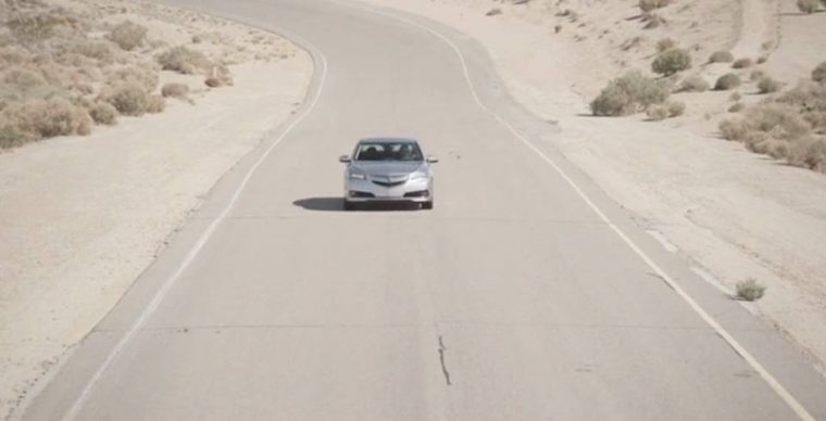 2015 Acura TLX at Honda Proving Center of California