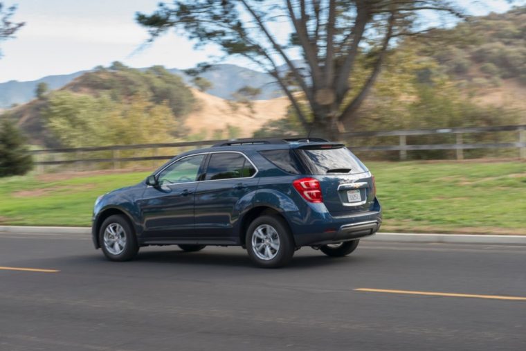 The 2016 Chevrolet Equinox comes standard with 182 horsepower four-cylinder engine