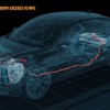 This screen capture animation provides an under-the-skin look at hybrid components in the 2016 Chevrolet Malibu Hybrid, which will get a General Motors-estimated 48 mpg in city driving.