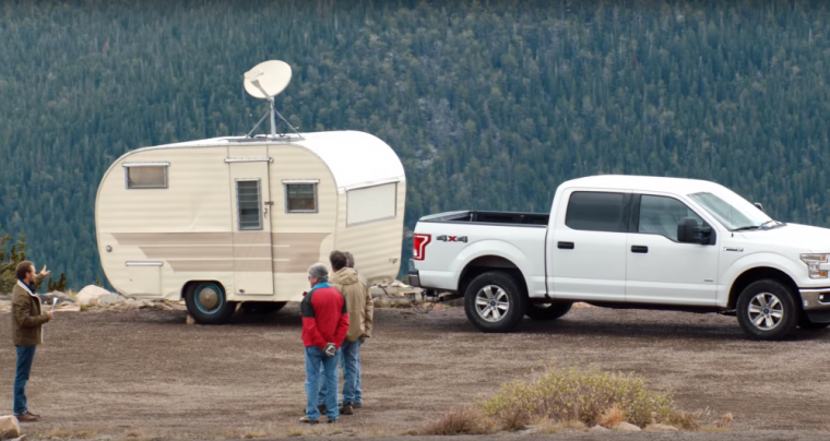 2016 Chevy Silverado ad mocking Ford F-150