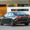 The 2016 Honda Accord sedan features a chrome exhaust finisher