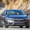 The 2016 Honda Civic comes standard with a 158 horsepower four-cylinder engine