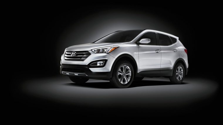 Exterior of the practical 2016 Hyundai Santa Fe Sport