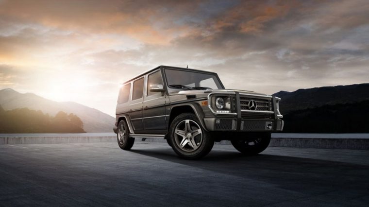 The 2016 Mercedes-Benz-G-Class comes standard with a 4.0-liter biturbo V8 that's good for 416 horsepower and 450 lb-ft of torque