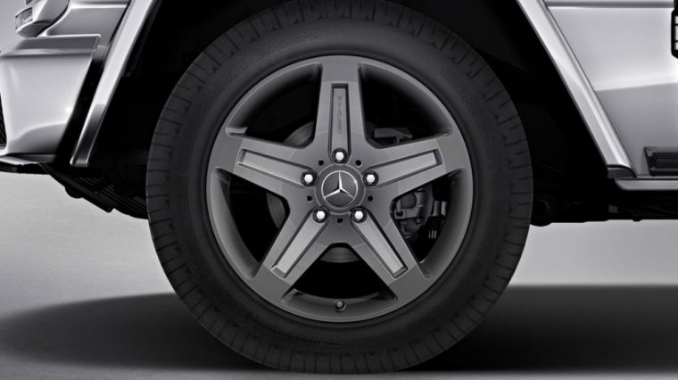 The 2016 Mercedes-Benz G-Class comes standard with all-season tires