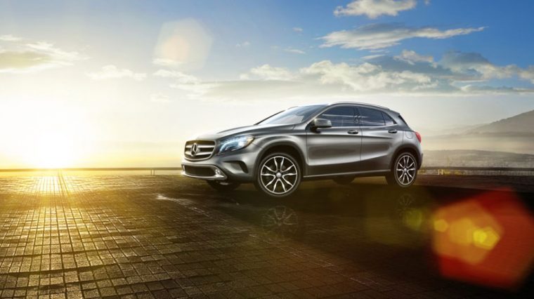 There are a variety of exterior color options for the 2016 Mercedes-Benz GLA