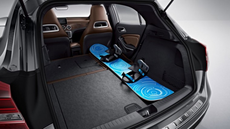 The 2016 Merecdes-Benz GLA features 34.6 cubic feet of available cargo space