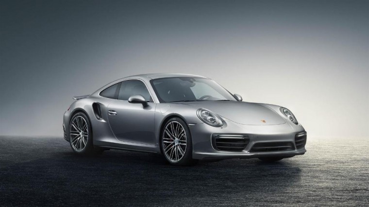 The 2016 Porsche 911 Turbo features a 3.8-liter twin-turbo engine good for 520 horsepower