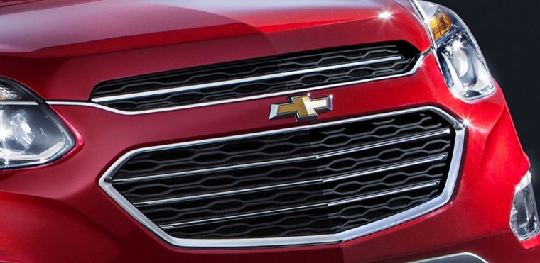 A distinct front fascia is equipped on the front of the 2016 Chevy Equinox